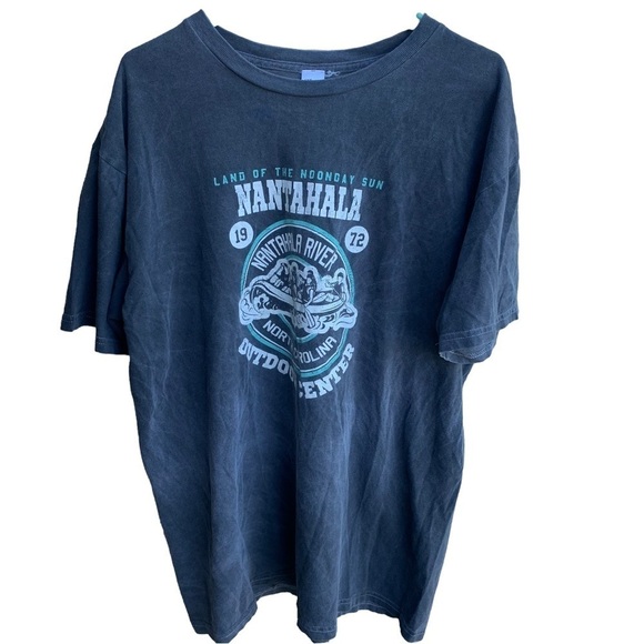 Vintage Tee Shirt Nantahala River North Carolina Outdoor Center Size XL - Picture 1 of 4